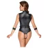 Cottelli Bondage - Offenherziger Body (schwarz)