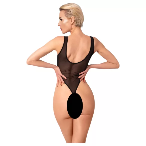 Noir - Transparenter Body (schwarz) - L