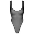 Noir - Transparenter Body (schwarz) - L