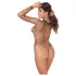 Cottelli - Schwarzer offener Body mit Strass (S-L)