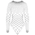 Cottelli - Schwarzer offener Body mit Strass (S-L)