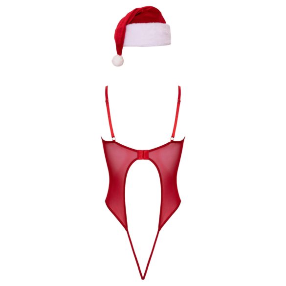 Cottelli - Weihnachtliches Body-Set (Rot)
