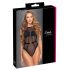 Cottelli - Transparenter Spitzen-Body (Schwarz)