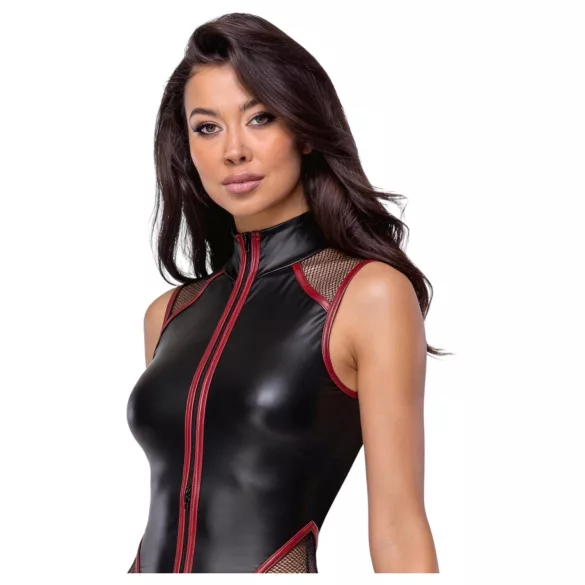 Cottelli - Netz-Body mit Reißverschluss (schwarz)