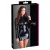 Cottelli - Glänzendes Minikleid mit langen Ärmeln (schwarz) - L