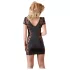 Cottelli - Schleifen und Spitze Kleid (schwarz) - XL
