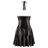 Noir - Kleid mit transparentem Brustteil und Nackenband (schwarz) - L