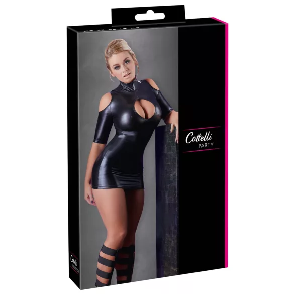 Cottelli - Schulterfreies Partykleid (Schwarz) - XL