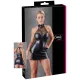 Cottelli - Spitzen Minikleid mit glänzendem Halsband (schwarz) - L