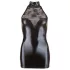 Cottelli - Spitzen Minikleid mit glänzendem Halsband (schwarz) - L