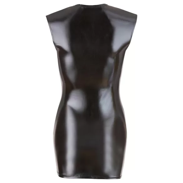 Cottelli - Ärmelloses, glänzendes Partykleid (Schwarz) - XL