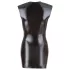 Cottelli - Ärmelloses, glänzendes Partykleid (Schwarz) - XL