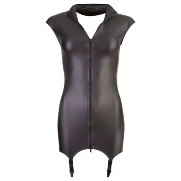 Cottelli - Party Time - Kleid mit Strumpfhaltern (schwarz) - L
