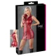 Cottelli Party - glänzendes, ärmelloses Minikleid mit Reißverschluss (rot) - L