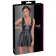 Cottelli - plissierte Kleid mit Gürtel (schwarz) - L