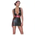 Cottelli Party - Gestreiftes, figurbetontes Kleid (schwarz-rot)