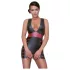 Cottelli Party - Gestreiftes, figurbetontes Kleid (schwarz-rot)