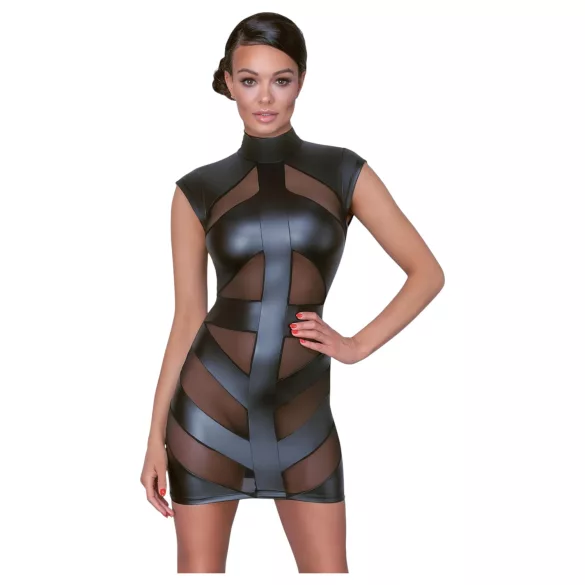 Cottelli - Glänzendes, figurbetontes Kleid (schwarz)
