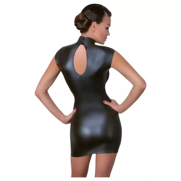 Cottelli - Glänzendes, figurbetontes Kleid (schwarz) - M