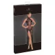 Noir - Transparente Blütenpracht, langes Kleid (schwarz) - M