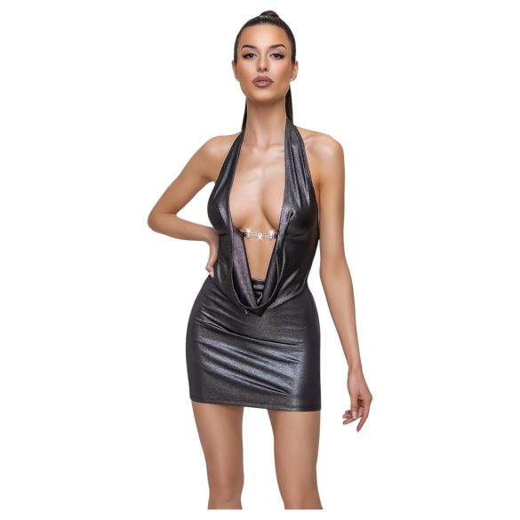 Cottelli Party - Neckholder-Kleid (silber) - L