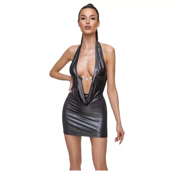 Cottelli Party - Neckholder-Kleid (silber) - L