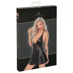 Noir - Minikleid mit Schlangenmuster (Schwarz)