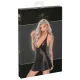 Noir - Minikleid mit Schlangenmuster (Schwarz)