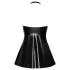 Noir - Minikleid mit Schlangenmuster (Schwarz) - L