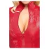 Cottelli - Schlangenhaut-Minikleid (rot) - L