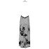 Noir - Transparenter Maxikleid mit Blumenmuster (Schwarz) - M