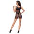 Cottelli - Transparenter Party-Set (Schwarz) - M