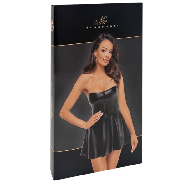 Noir Libido - Schwarzes, mattes Minikleid