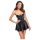 Noir Libido - Mattes Minikleid (Schwarz) - L