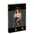 Noir - Glänzende Leggings mit offenem Design (Schwarz) - M