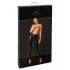 Noir - glänzende lange Hose (schwarz) - M