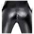 Noir - Schlangenhaut-Look, langer Overall (schwarz) - L
