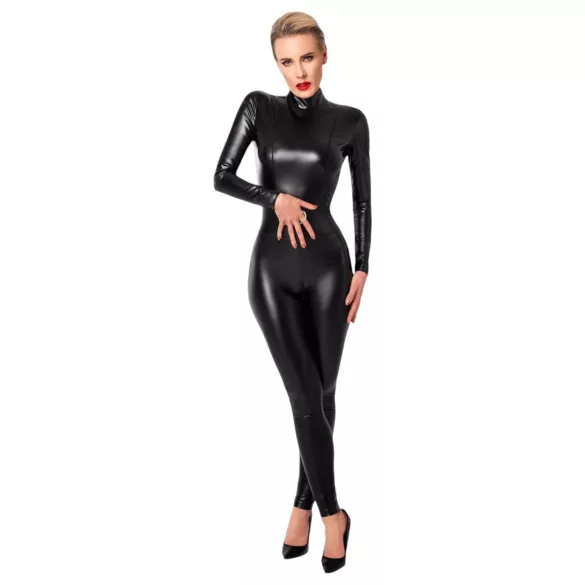 Noir - Reißverschluß-Overall (schwarz) - M