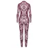 Noir Kink Royal - transparente Catsuit (Rot) - L