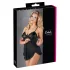Cottelli - Luftiges, gerüschtes Babydoll (schwarz) - M