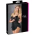 Cottelli - Luftiges, gerüschtes Babydoll (schwarz) - XL