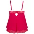 Cottelli Plus Size - Spitzen Babydoll (Rot)
