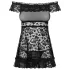 Obsessive Flores - Rüschchen Babydoll und String (schwarz)
