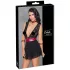 Cottelli Bondage - Spitzenbabydoll mit Halsband (schwarz) - M