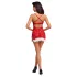 Cottelli - weihnachtliches Minikleid (rot)