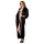 Cottelli - Satin-Morgenmantel (schwarz) - L/XL