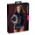 Cottelli - Glänzender Langarm-Body Damen (schwarz) - L