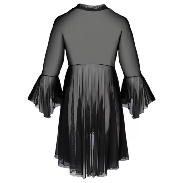 Passion Eco Primula - Spitzenrobe und Tanga (Schwarz)
