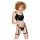 Black Level - Lack-Kleid Set (schwarz)