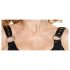 Black Level - Lack-Kleid Set (schwarz)